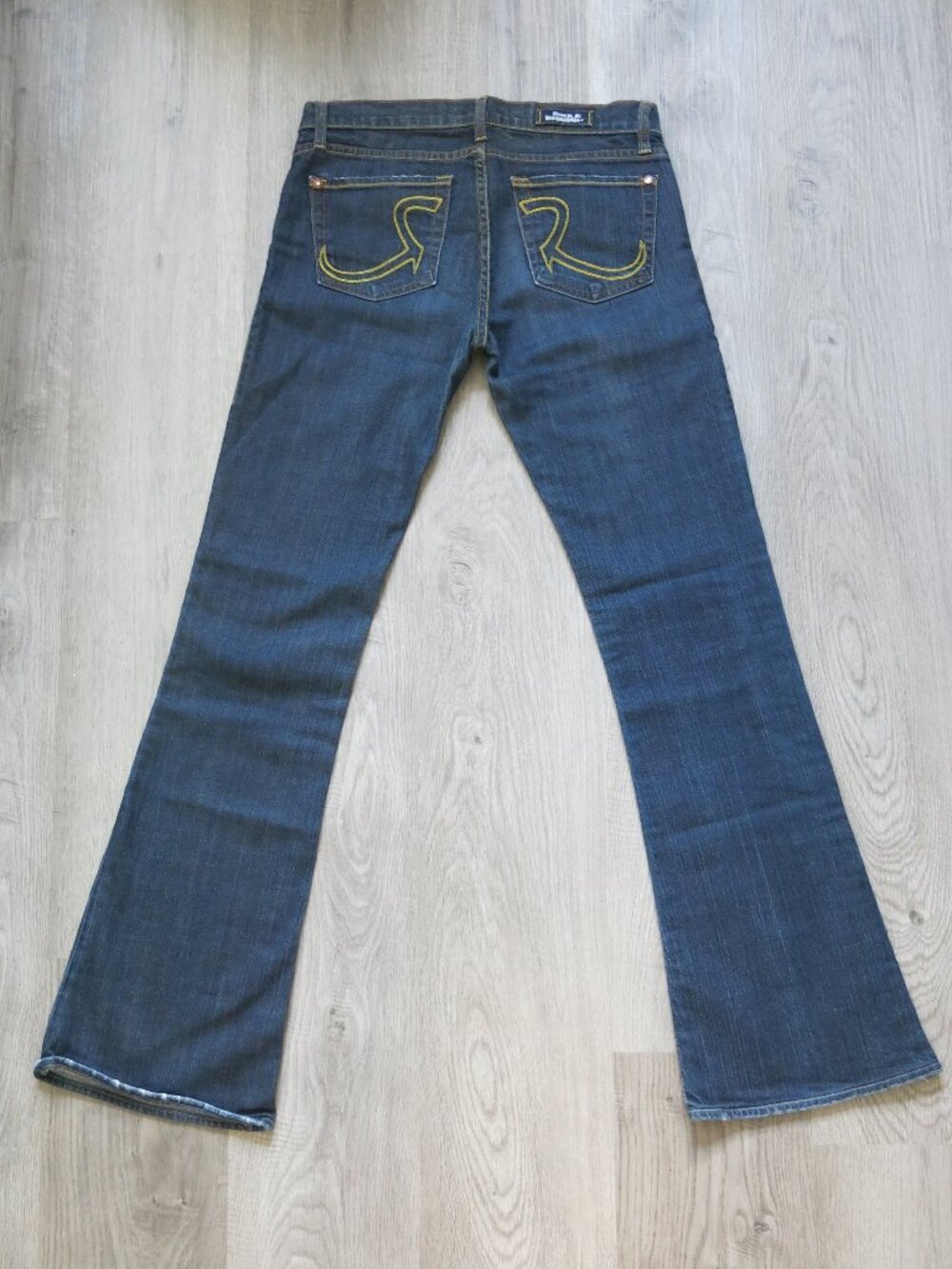 Rock & Republic Roth Low Rise Boot Cut Denim Jeans Y2K VTG Retro - Size 28